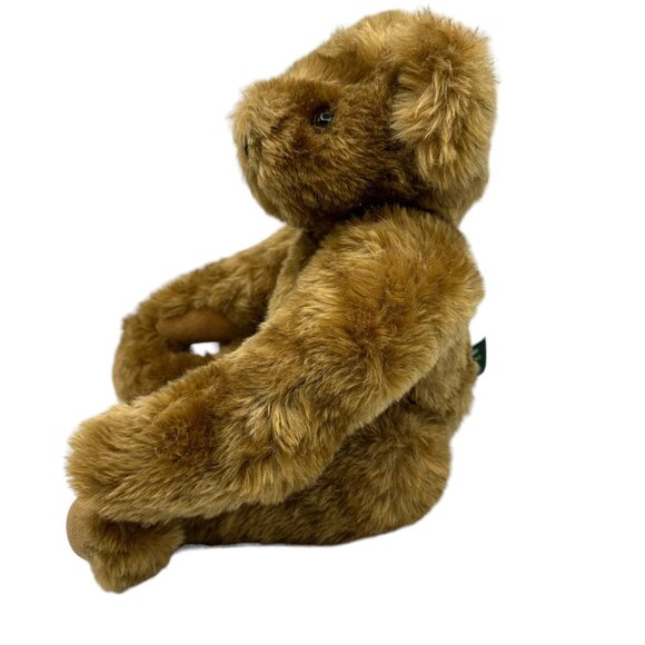 Vermont Teddy Bear Plush Apposable Jointed Arms and Legs Brown Handmade - Picture 4 of 8